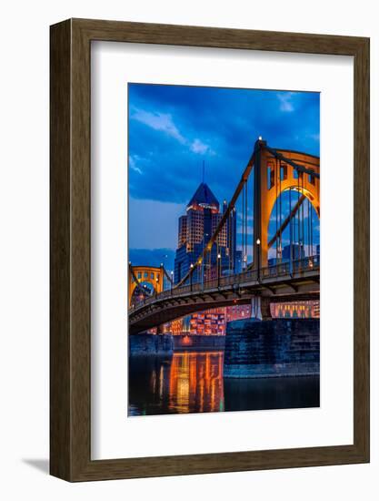 Pittsburgh Skyline-Steven Maxx-Framed Photographic Print