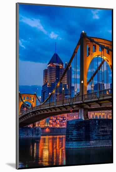 Pittsburgh Skyline-Steven Maxx-Mounted Photographic Print