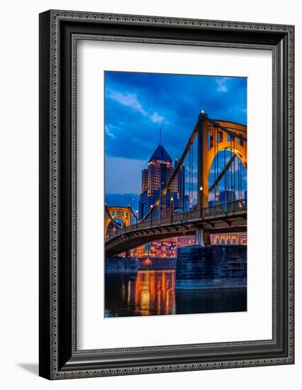 Pittsburgh Skyline-Steven Maxx-Framed Photographic Print