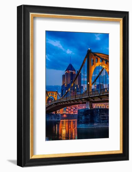 Pittsburgh Skyline-Steven Maxx-Framed Photographic Print