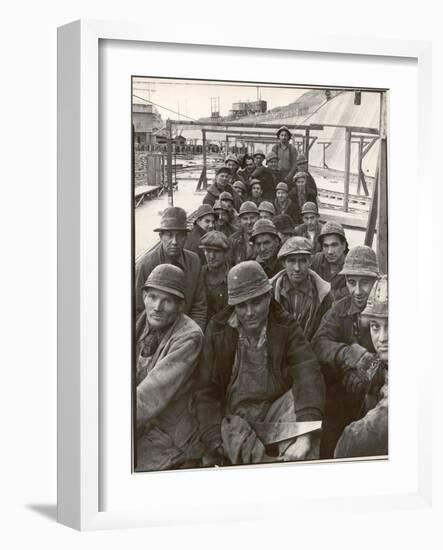 Pittsburgh Steel Workers-Margaret Bourke-White-Framed Photographic Print