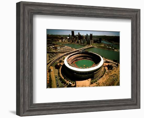 Pittsburgh - Three Rivers Stadium Final Season-Mike Smith-Framed Art Print