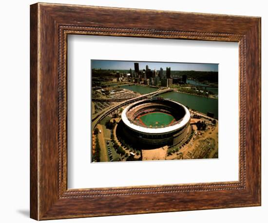 Pittsburgh - Three Rivers Stadium Final Season-Mike Smith-Framed Art Print