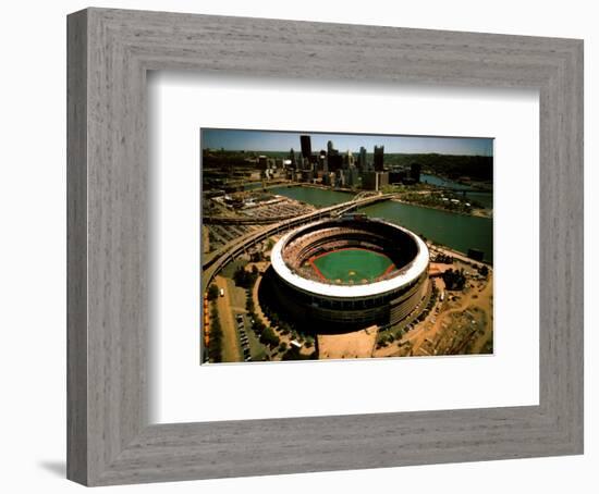 Pittsburgh - Three Rivers Stadium Final Season-Mike Smith-Framed Art Print