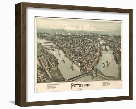 Pittsburgh-Dan Sproul-Framed Art Print