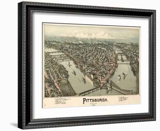 Pittsburgh-Dan Sproul-Framed Art Print