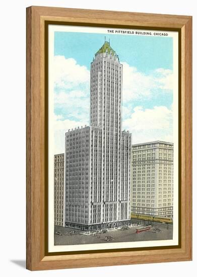 Pittsfield Building-null-Framed Stretched Canvas