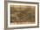 Pittsfield, Massachusetts - Panoramic Map-Lantern Press-Framed Art Print