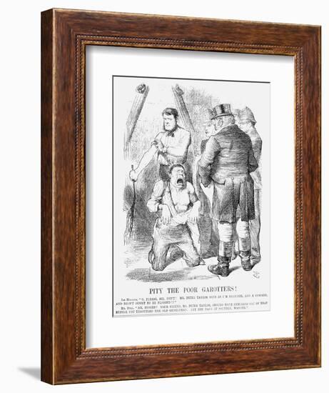 Pity the Poor Garotters!, 1872-John Tenniel-Framed Giclee Print