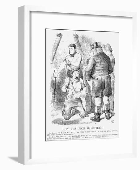 Pity the Poor Garotters!, 1872-John Tenniel-Framed Giclee Print