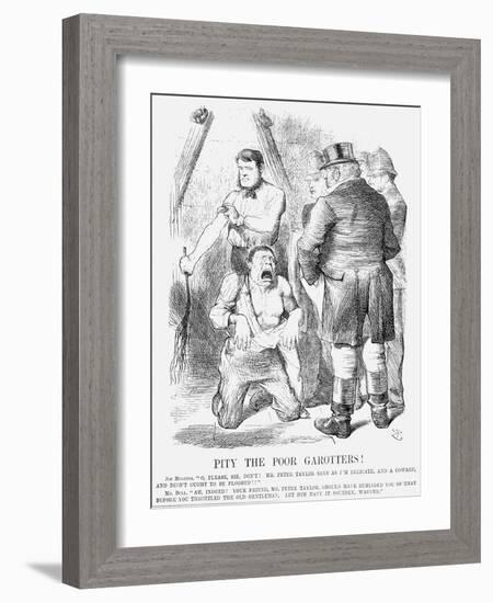 Pity the Poor Garotters!, 1872-John Tenniel-Framed Giclee Print