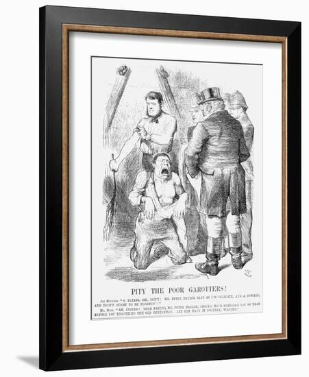 Pity the Poor Garotters!, 1872-John Tenniel-Framed Giclee Print