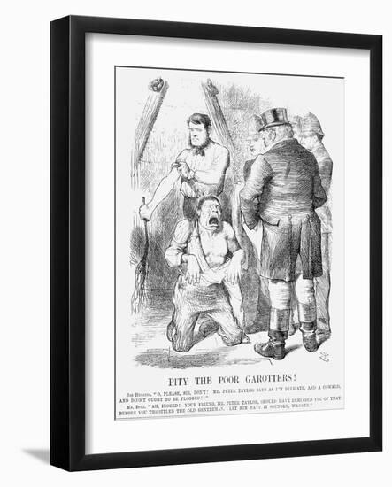 Pity the Poor Garotters!, 1872-John Tenniel-Framed Giclee Print