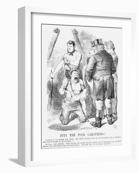 Pity the Poor Garotters!, 1872-John Tenniel-Framed Giclee Print