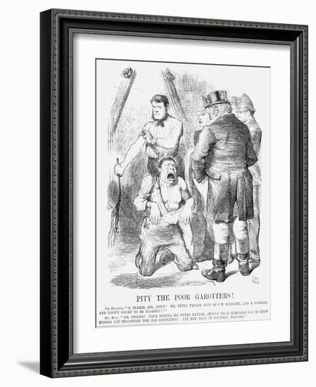 Pity the Poor Garotters!, 1872-John Tenniel-Framed Giclee Print