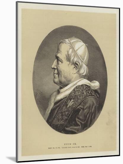 Pius IX-null-Mounted Giclee Print