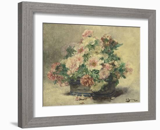 Pivoines-Georges Jeannin-Framed Giclee Print