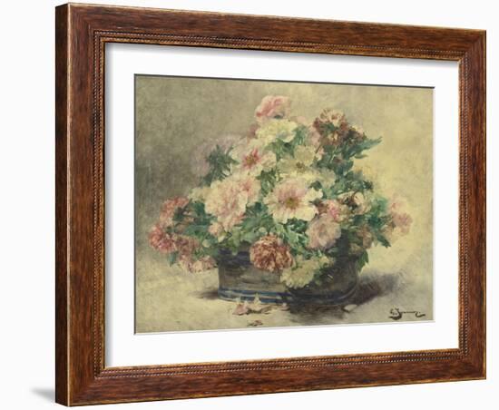 Pivoines-Georges Jeannin-Framed Giclee Print