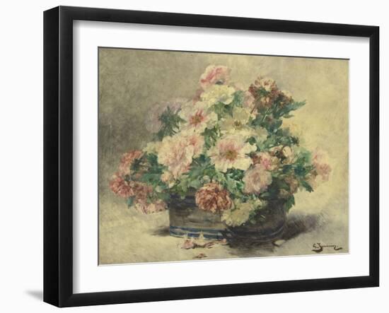 Pivoines-Georges Jeannin-Framed Giclee Print