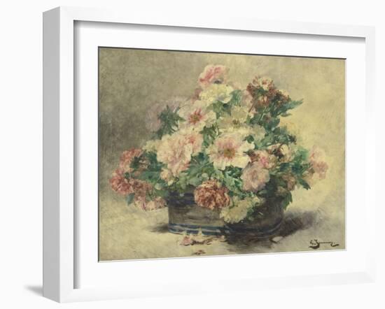 Pivoines-Georges Jeannin-Framed Giclee Print