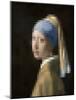 Pixelated Girl with a Pearl Earring-Studio W-Mounted Art Print