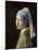 Pixelated Girl with a Pearl Earring-Studio W-Mounted Art Print