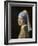 Pixelated Girl with a Pearl Earring-Studio W-Framed Art Print