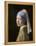 Pixelated Girl with a Pearl Earring-Studio W-Framed Stretched Canvas