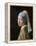 Pixelated Girl with a Pearl Earring-Studio W-Framed Stretched Canvas