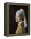 Pixelated Girl with a Pearl Earring-Studio W-Framed Stretched Canvas