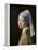 Pixelated Girl with a Pearl Earring-Studio W-Framed Stretched Canvas