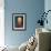 Pixelated Van Gogh-Studio W-Framed Art Print displayed on a wall