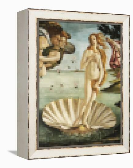 Pixelated Venus on the Halfshell-Studio W-Framed Stretched Canvas