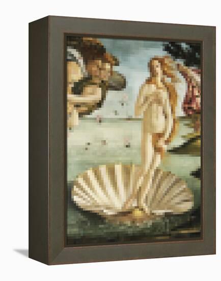 Pixelated Venus on the Halfshell-Studio W-Framed Stretched Canvas