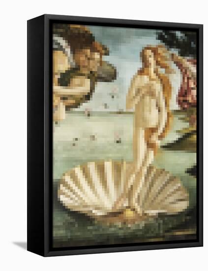 Pixelated Venus on the Halfshell-Studio W-Framed Stretched Canvas