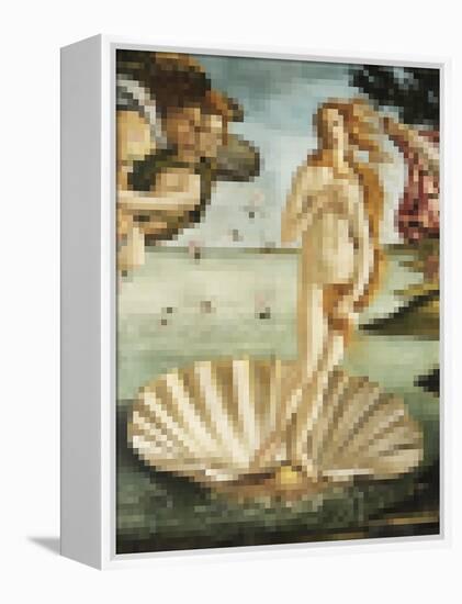 Pixelated Venus on the Halfshell-Studio W-Framed Stretched Canvas