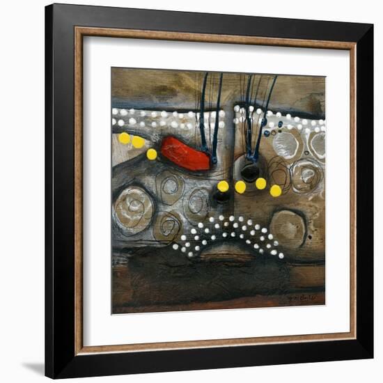 Pixelé (Détail 1)-Sylvie Cloutier-Framed Art Print