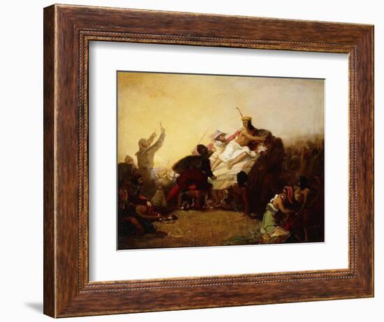 Pizarro Seizing the Inca of Peru-John Everett Millais-Framed Giclee Print