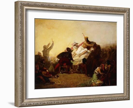 Pizarro Seizing the Inca of Peru-John Everett Millais-Framed Giclee Print