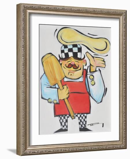 Pizza Chef-Tim Nyberg-Framed Giclee Print