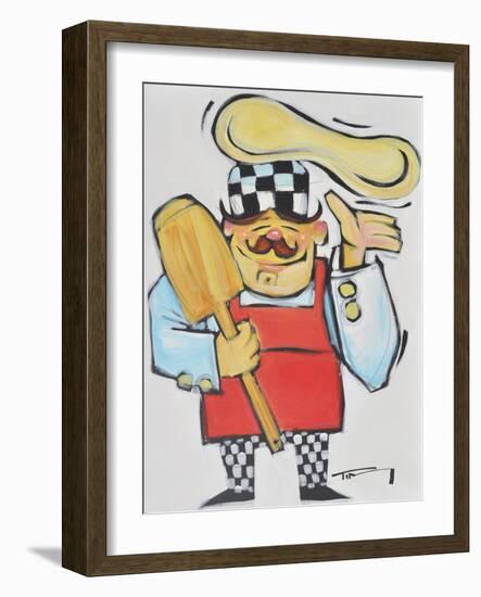 Pizza Chef-Tim Nyberg-Framed Giclee Print