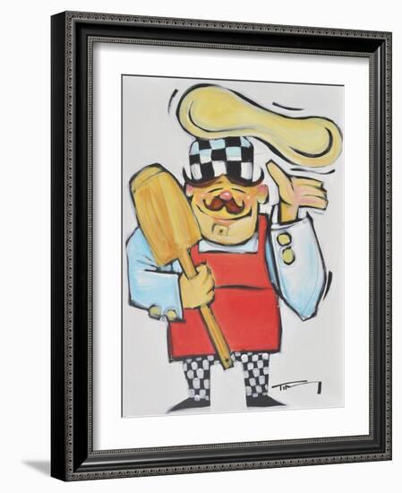 Pizza Chef-Tim Nyberg-Framed Giclee Print