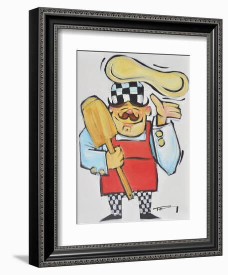 Pizza Chef-Tim Nyberg-Framed Premium Giclee Print