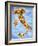 Pizza in Shape of Map of Italy-null-Framed Photographic Print