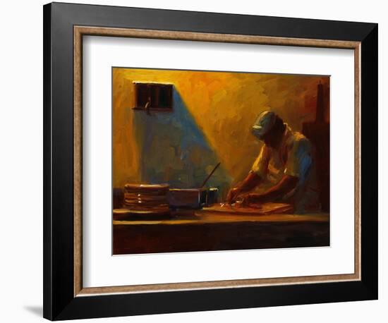 Pizza Maker-Pam Ingalls-Framed Premium Giclee Print