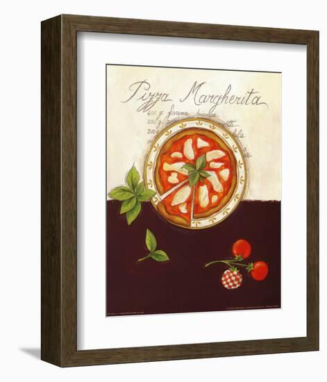 Pizza Margherita-Sophie Hanin-Framed Art Print