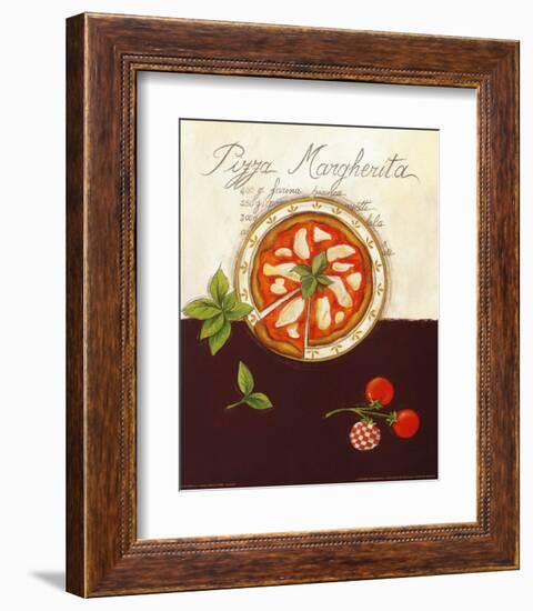 Pizza Margherita-Sophie Hanin-Framed Art Print