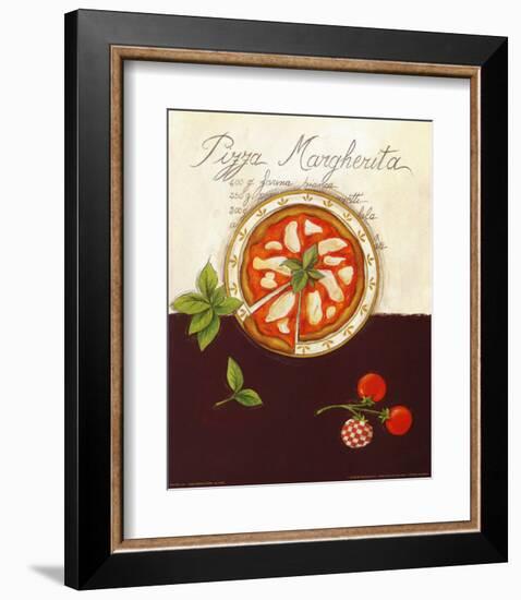 Pizza Margherita-Sophie Hanin-Framed Art Print