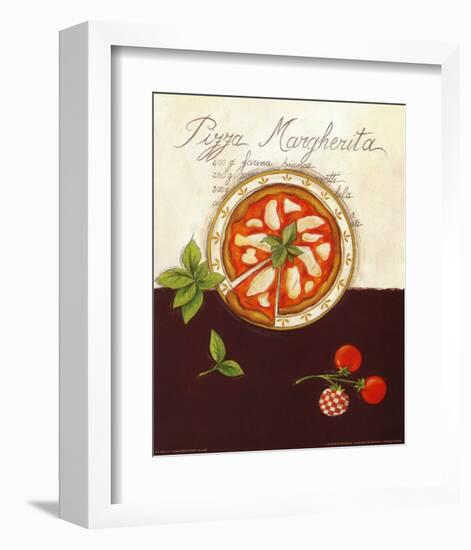 Pizza Margherita-Sophie Hanin-Framed Art Print