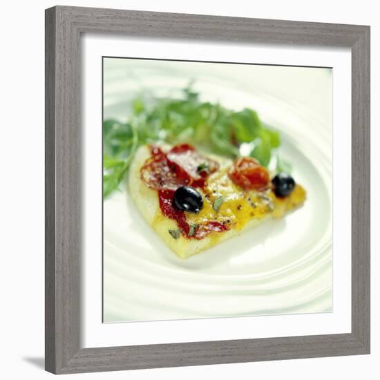 Pizza Slice-David Munns-Framed Premium Photographic Print
